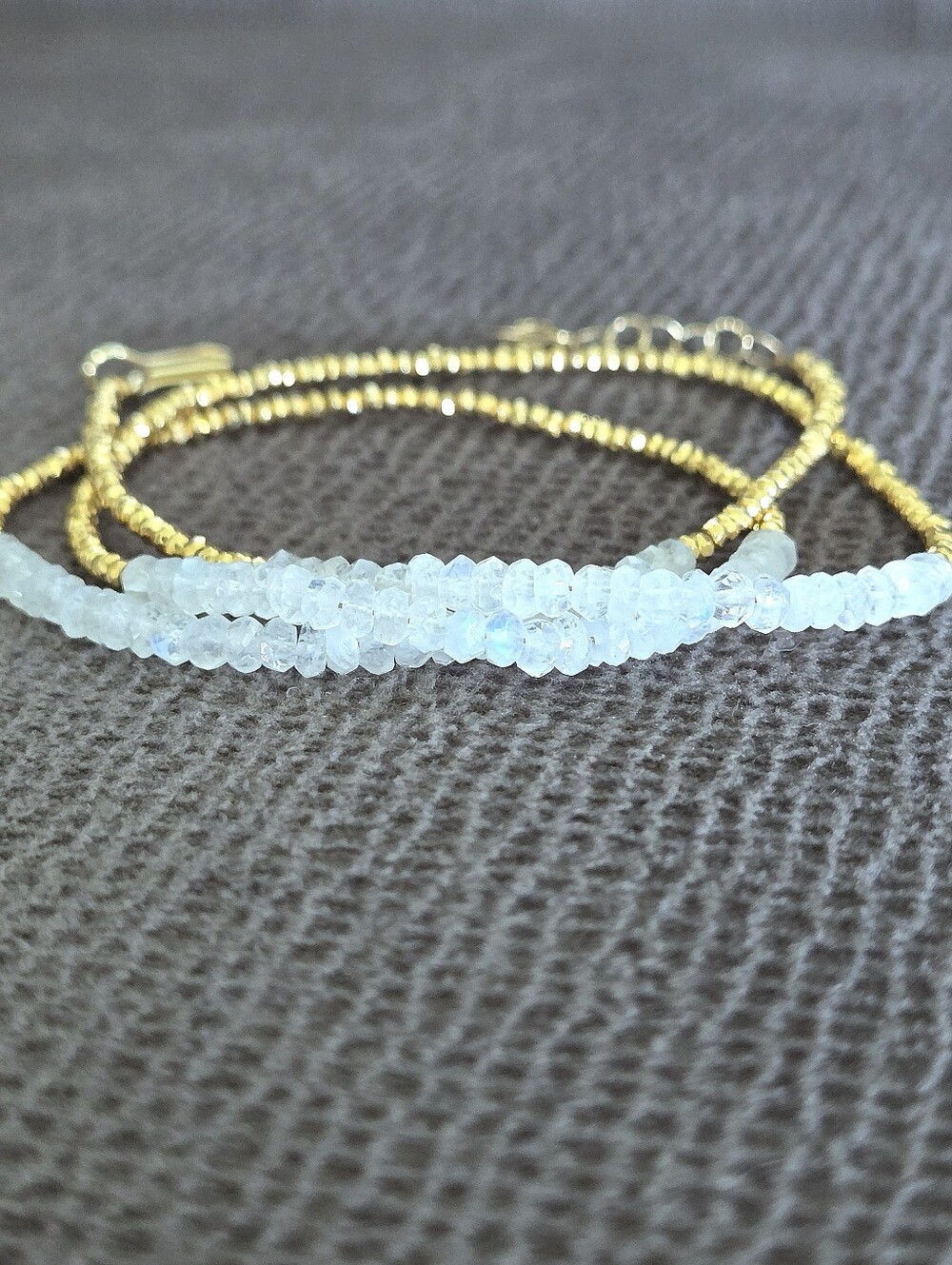 Convertible Moonstone🌙Necklace/Wrap Bracelet - NWOT - Picture 6 of 16